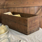 French medieval vintage country style storage wooden box