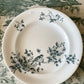 longwy mignon Assiette plat Faience