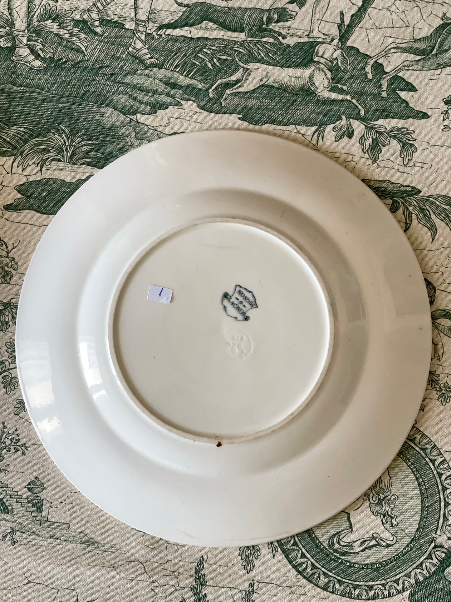 longwy mignon Assiette plat Faience