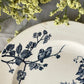 BFK Assiette motif oiseau plat céramique decoration